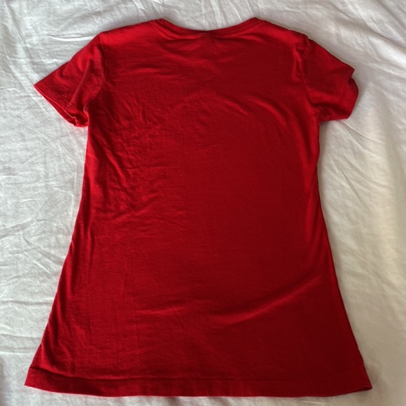 Fireball woman’s red fitted t shirt size medium - Picture 2 of 7